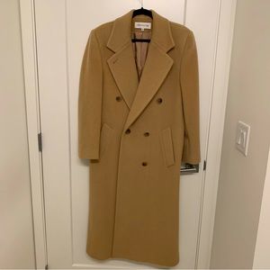 Vintage Jones New York Long Camel Wool Coat